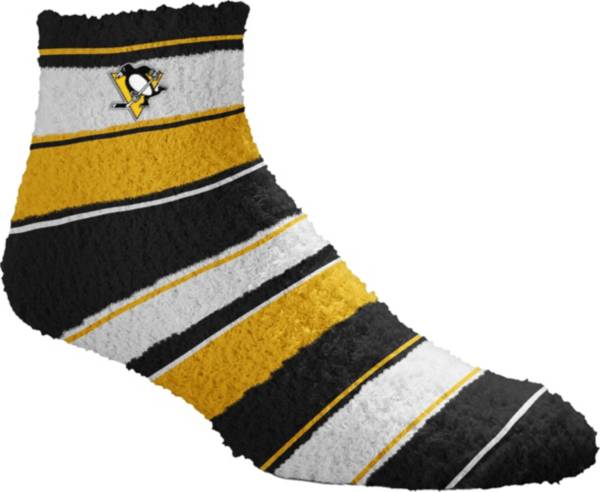 For Bare Feet Pittsburgh Penguins Stripe Cozy Socks