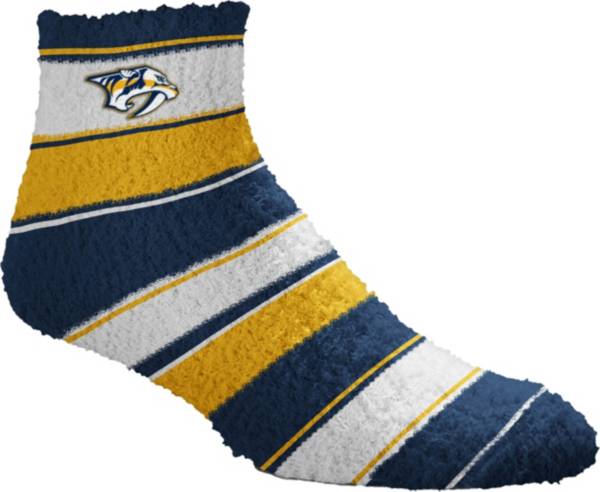 For Bare Feet Nashville Predators Stripe Cozy Socks