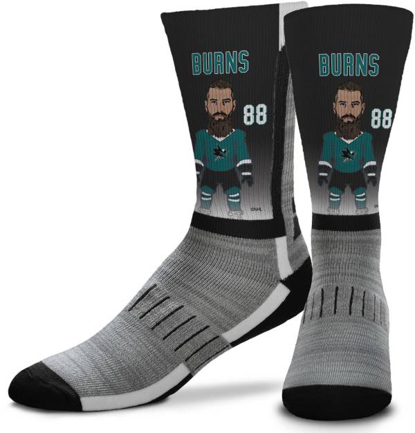 For Bare Feet San Jose Sharks Brent Burns Player Socks