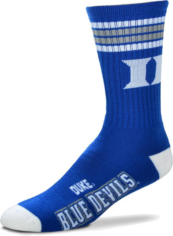 For Bare Feet Youth Duke Blue Devils 4-Stripe Deuce Socks