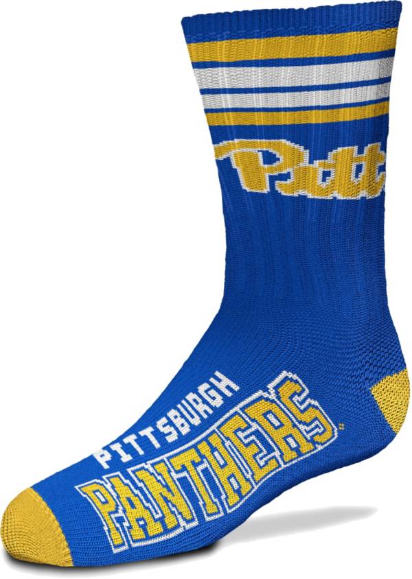 For Bare Feet Youth Pitt Panthers 4-Stripe Deuce Socks product image