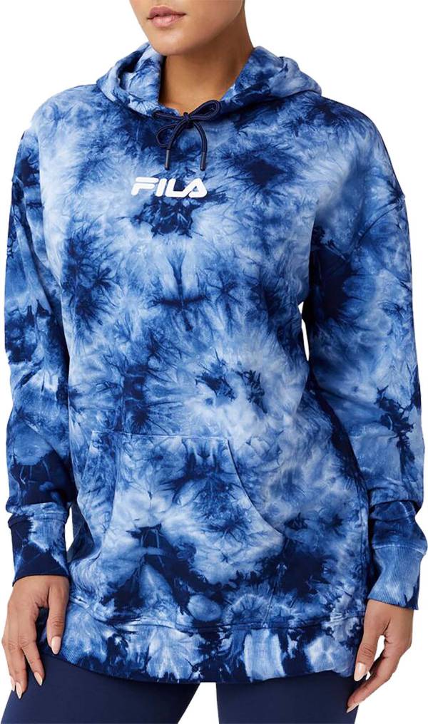 FILA Women's Presley Tie Dye Pullover Hoodie