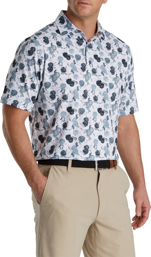 FootJoy Men's Floral Print Golf Polo