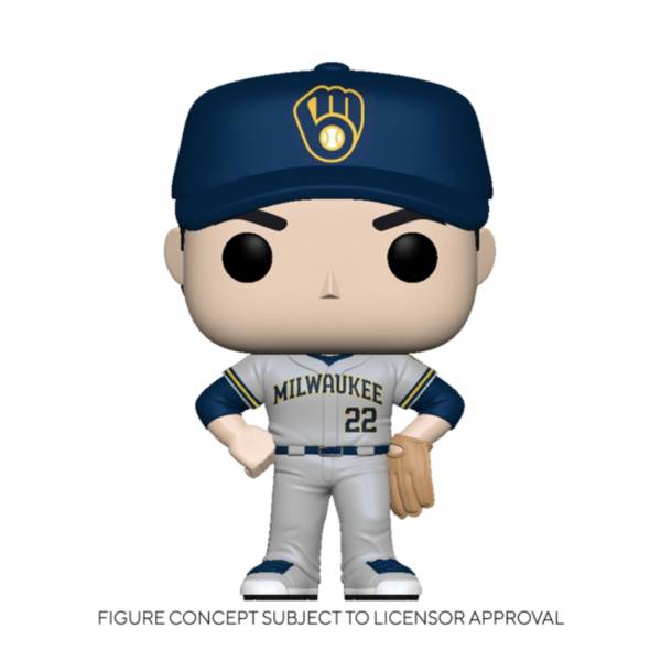 Funko POP! Milwaukee Brewers Christian Yelich #22 Home Jersey Figure product image