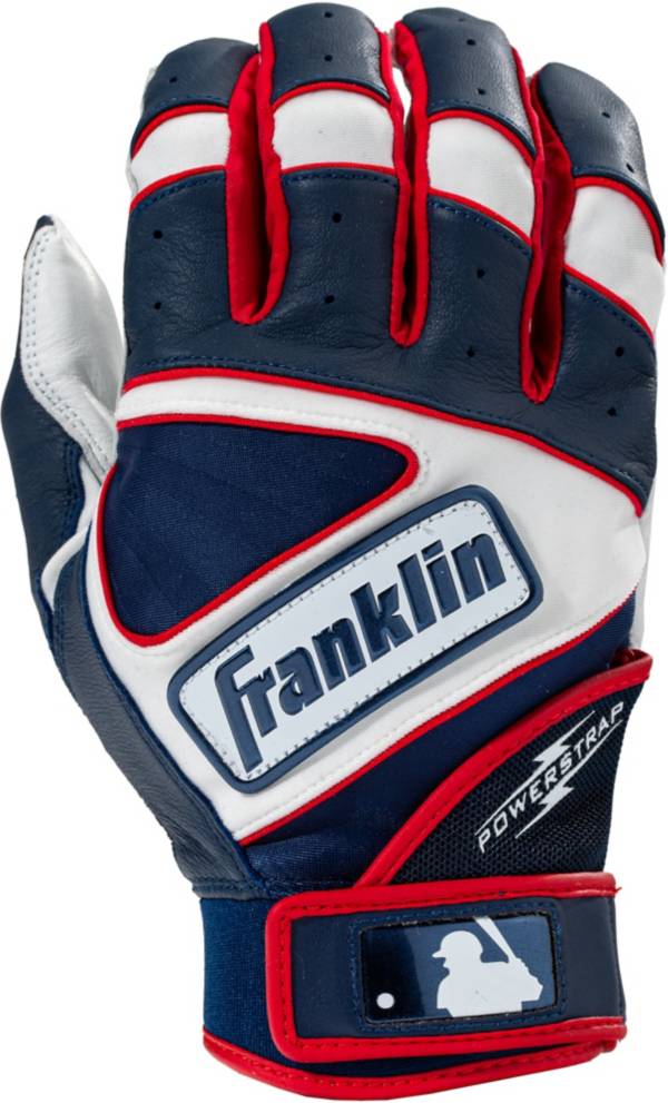 Franklin Adult Powerstrap Hi-Lite Batting Gloves product image