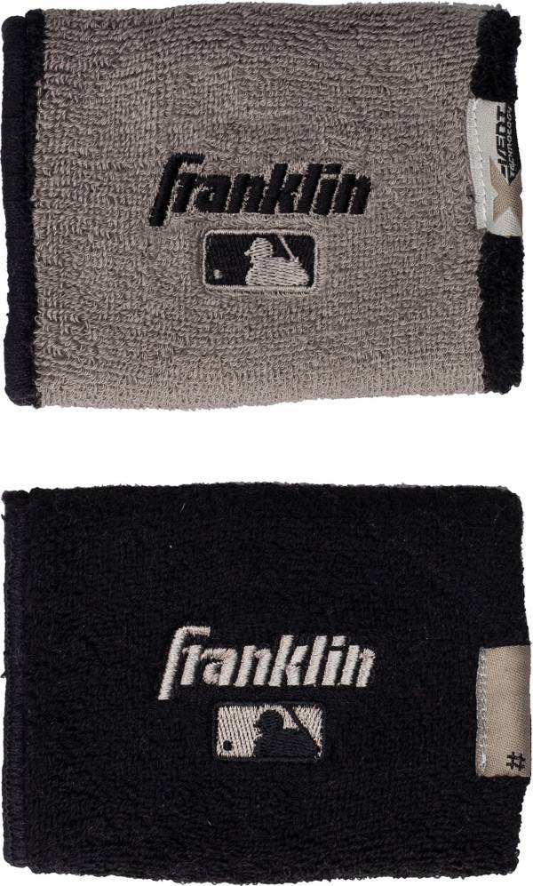 Franklin MLB X-Vent Reversible Wristbands - 2 Pack