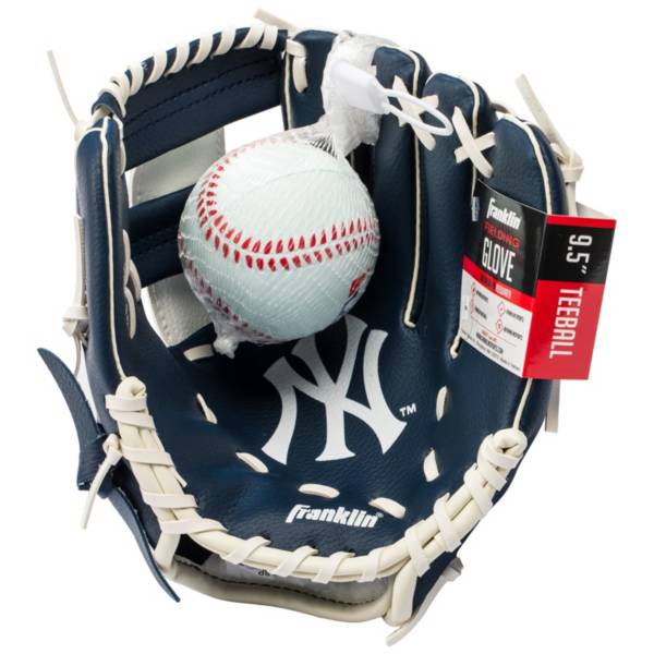 Franklin Youth New York Yankees Teeball Glove and Ball Set