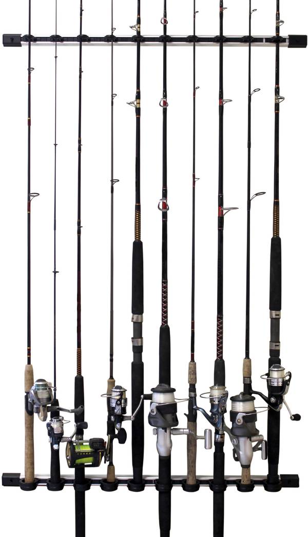 Rush Creek 3-in-1 Aluminum Modular 10 Rod Rack