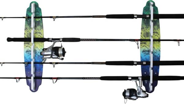 Rush Creek Reel Salty 11 Rod Fixed Wall and Ceiling Rack
