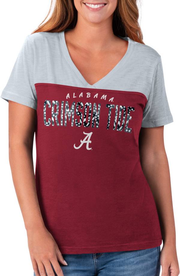 G-III For Her Women's Alabama Crimson Tide Crimson Rundown T-Shirt