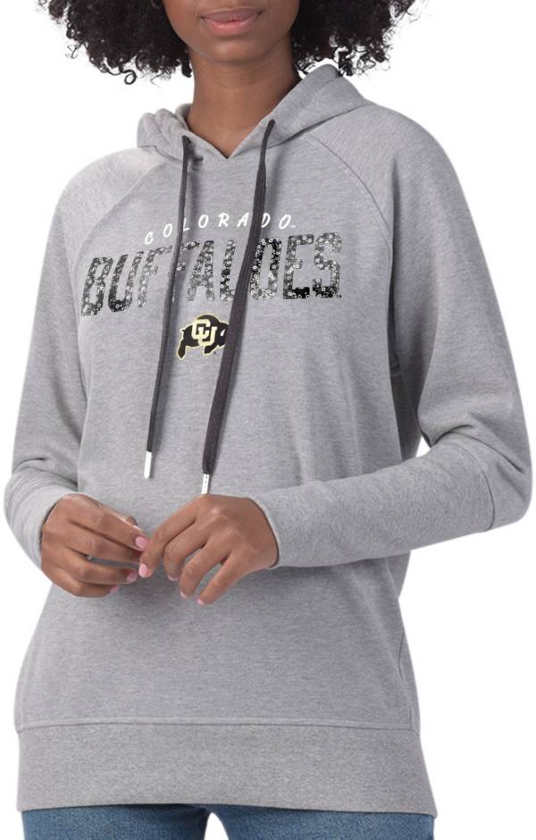 G-III For Her Women's Colorado Buffaloes Grey Ace Pullover Hoodie