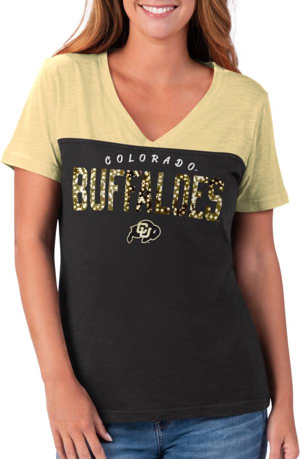 G-III For Her Women's Colorado Buffaloes Rundown Black T-Shirt product image