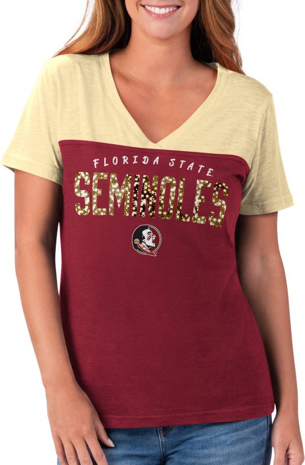 G-III For Her Women's Florida State Seminoles Garnet Rundown T-Shirt