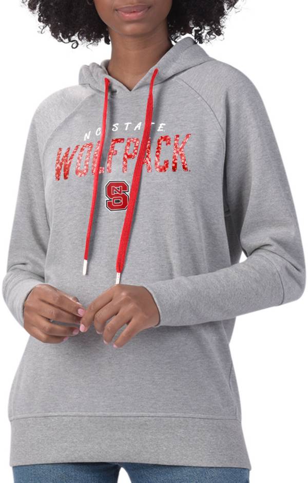 G-III For Her Women's NC State Wolfpack Grey Ace Pullover Hoodie