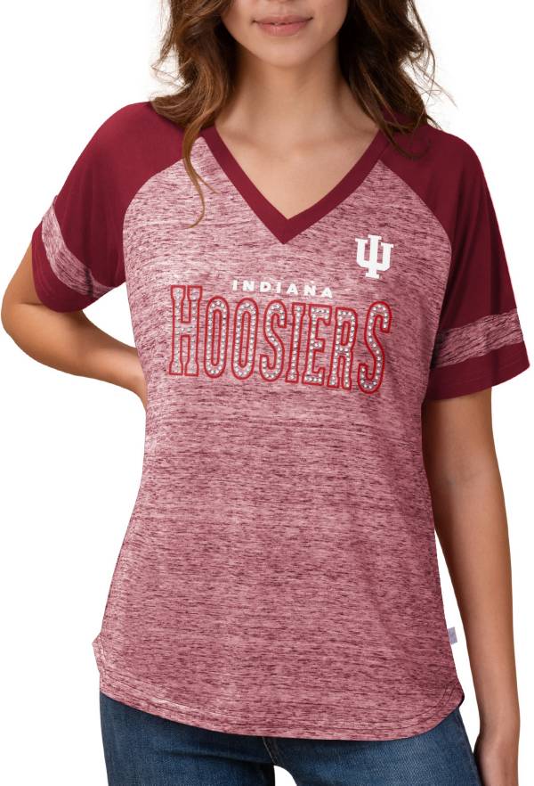 Touch by Alyssa Milano Women's Indiana Hoosiers Crimson Wildcard T-Shirt