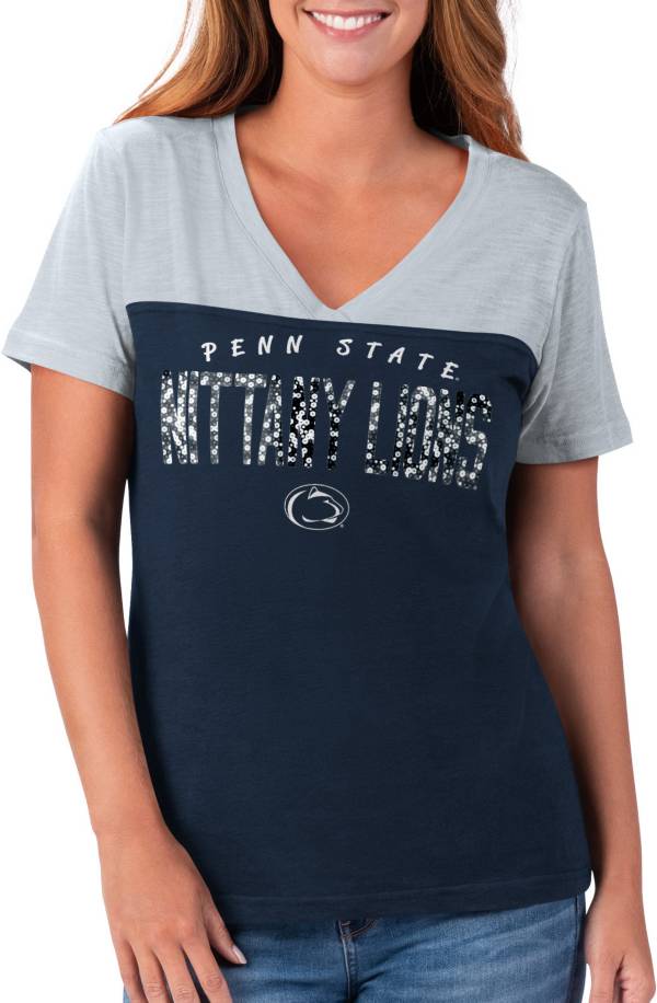 G-III For Her Women's Penn State Nittany Lions Blue Rundown T-Shirt