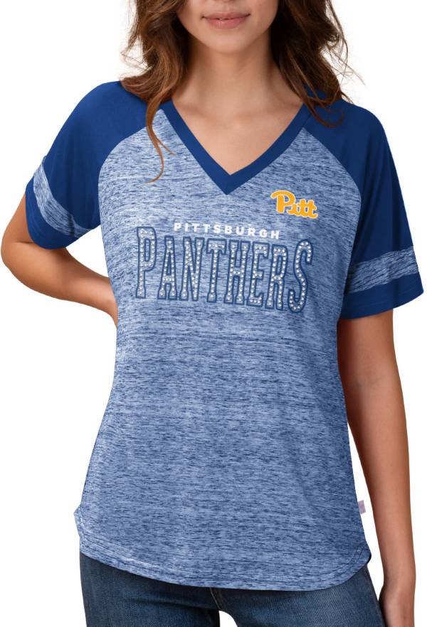 Touch by Alyssa Milano Women's Pitt Panthers Blue Wildcard T-Shirt