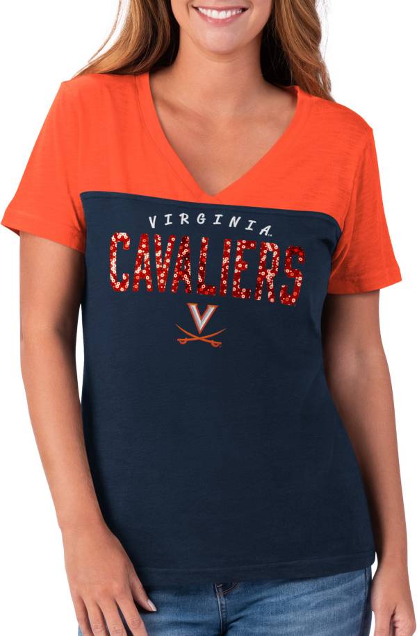 G-III For Her Women's Virginia Cavaliers Blue Rundown T-Shirt product image
