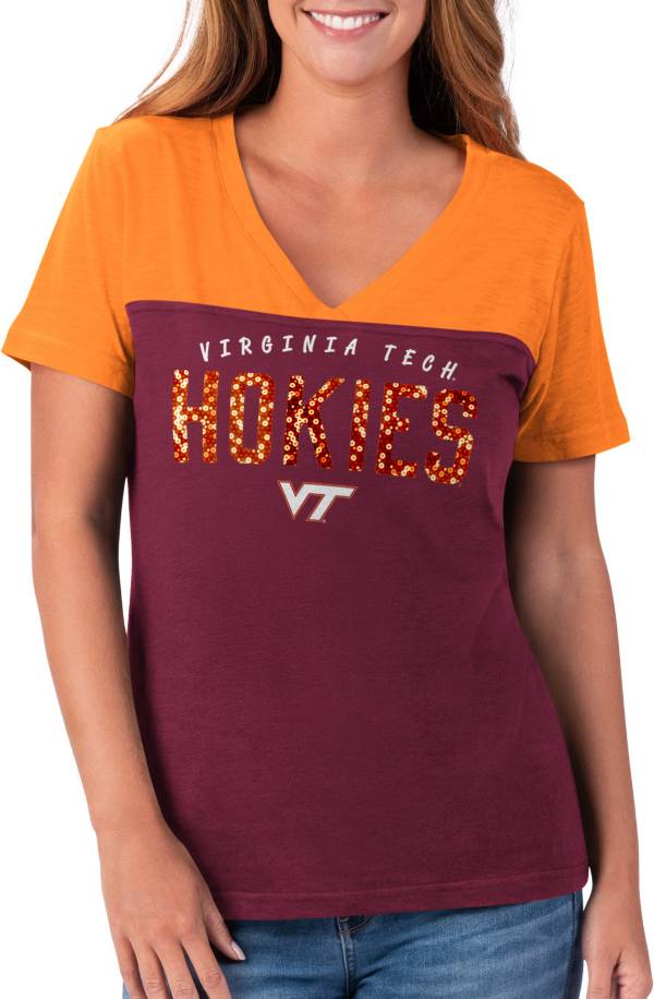 G-III For Her Women's Virginia Tech Hokies Maroon Rundown T-Shirt