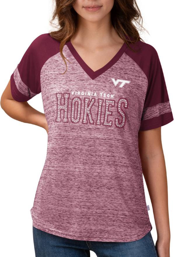 Touch by Alyssa Milano Women's Virginia Tech Hokies Maroon Wildcard T-Shirt