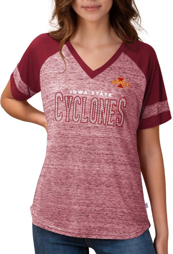 Touch by Alyssa Milano Women's Iowa State Cyclones Cardinal Wildcard T-Shirt