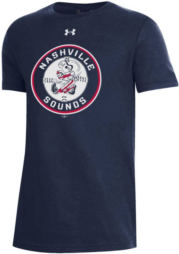 Under Armour Youth Nashville Sounds Navy Logo T-Shirt product image