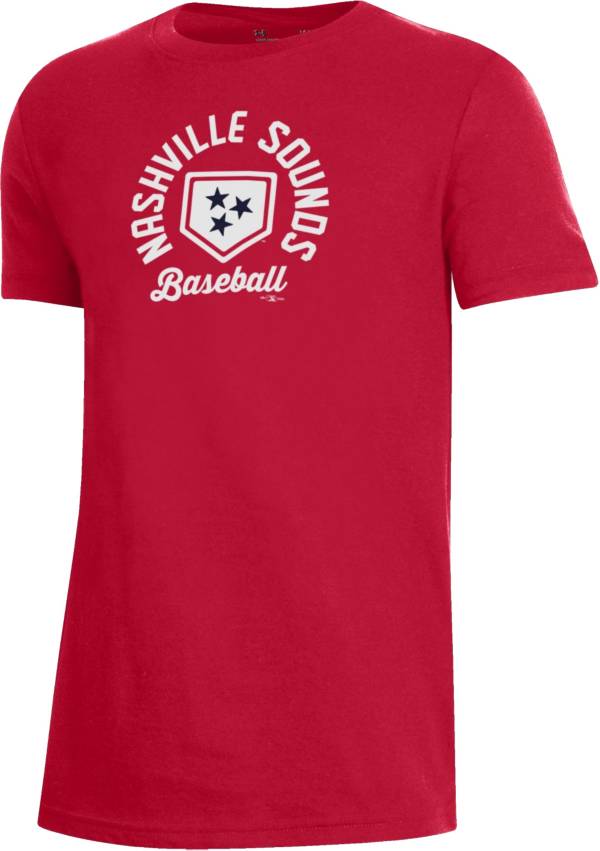 Under Armour Youth Nashville Sounds Red T-Shirt