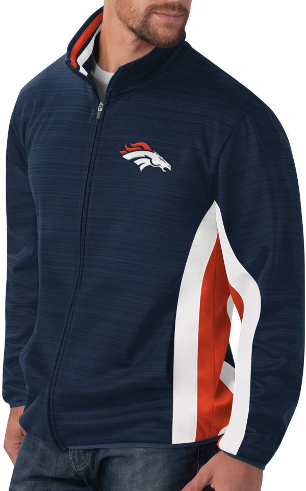 G-III Men's Denver Broncos Switchback Full-Zip Charcoal Jacket