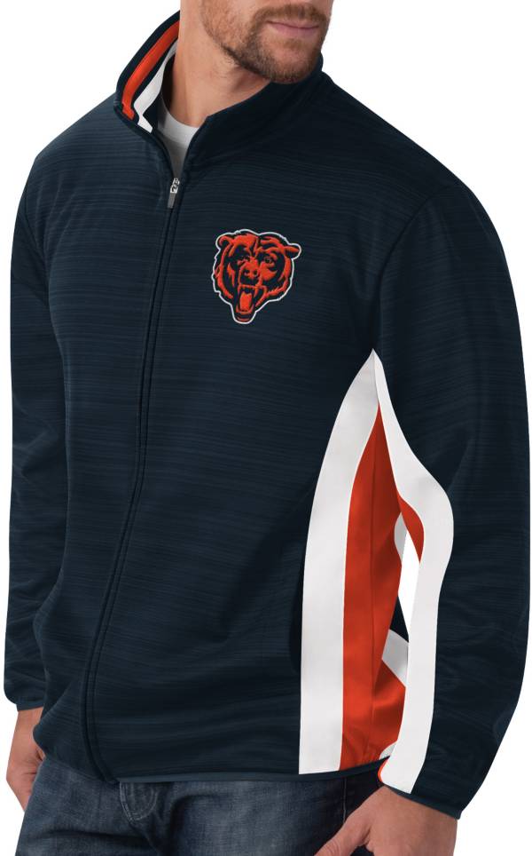 G-III Men's Chicago Bears Power Forward Navy Track Jacket