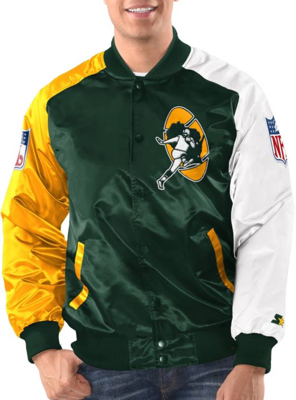 Starter Men's Green Bay Packers Tri-Color Jacket