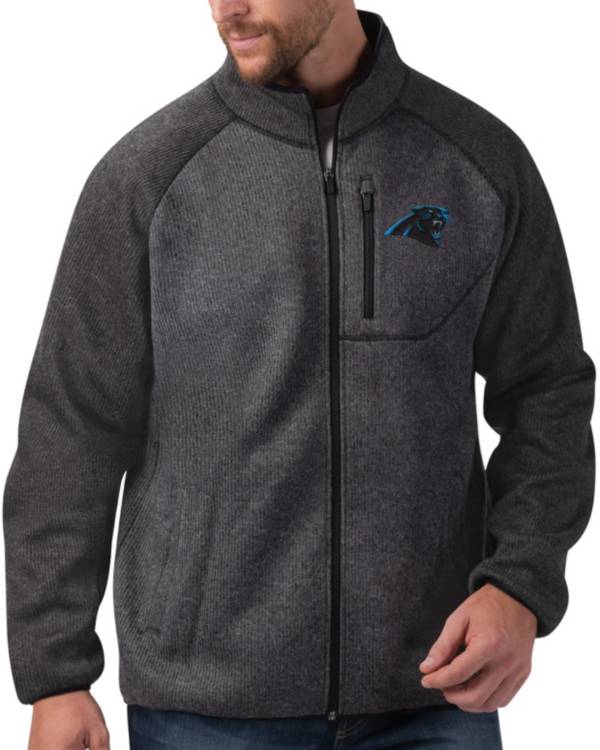 G-III Men's Carolina Panthers Switchback Full-Zip Charcoal Jacket