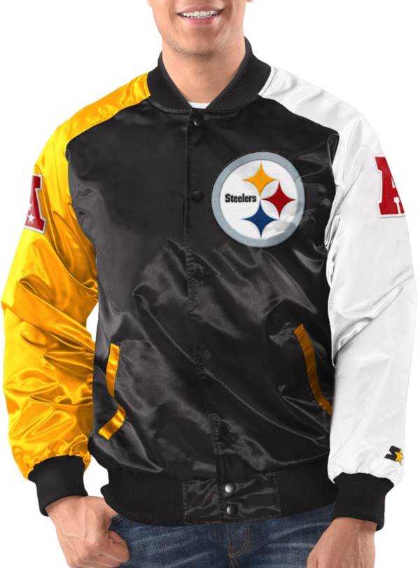 Starter Men's Pittsburgh Steelers Tri-Color Jacket