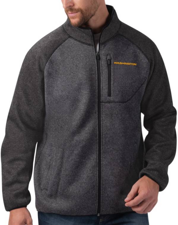 G-III Men's Washington Football Team Switchback Full-Zip Charcoal Jacket