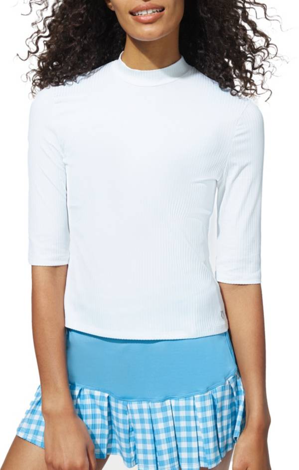 EleVen by Venus Williams Women's Cross-Court Short Sleeve Tennis Top