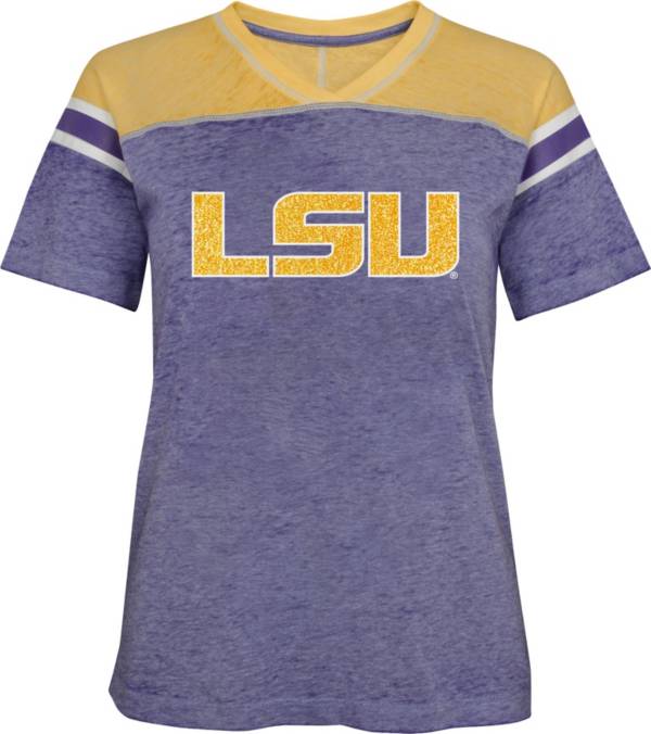 Gen2 Girls' LSU Tigers Purple Team Captain T-Shirt product image