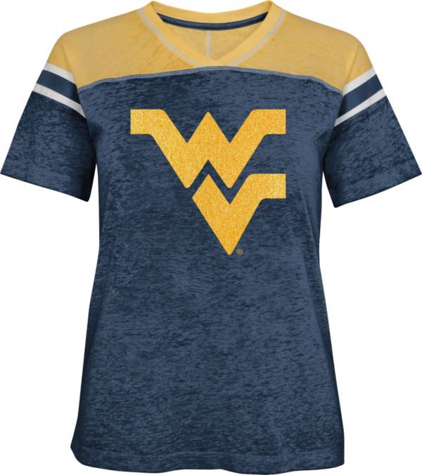 Gen2 Girls' West Virginia Mountaineers Blue Team Captain T-Shirt