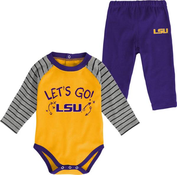 Gen2 Toddler LSU Tigers Purple Touchdown 2-Piece Creeper Set