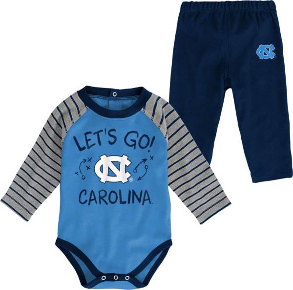 Gen2 Toddler North Carolina Tar Heels Carolina Blue Touchdown 2-Piece Creeper Set