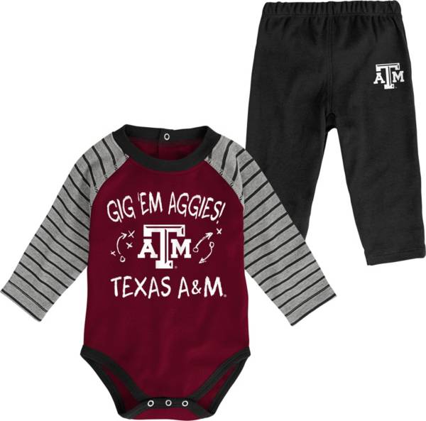 Gen2 Toddler Texas A&M Aggies Maroon Touchdown 2-Piece Creeper Set