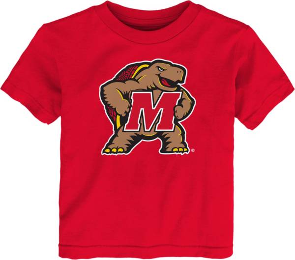 Gen2 Toddler Maryland Terrapins Red Standing Mascot T-Shirt