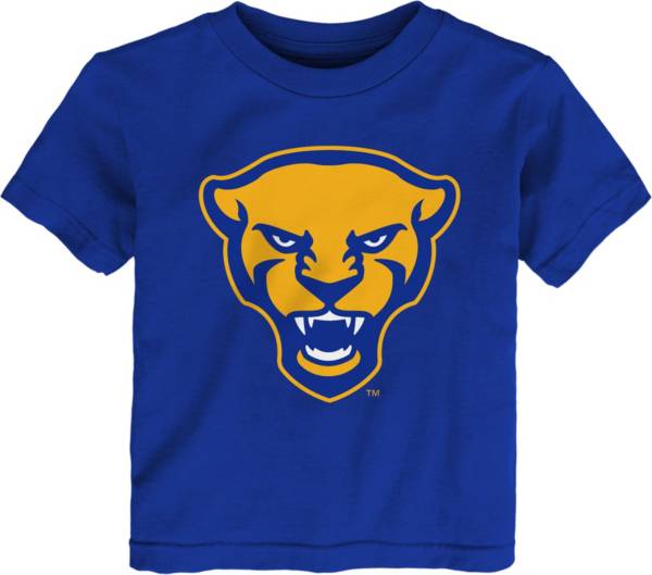 Gen2 Toddler Pitt Panthers Blue Standing Mascot T-Shirt