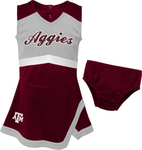 Gen2 Girls' Texas A&M Aggies Maroon Cheer Captain 2-Piece Jumper Dress