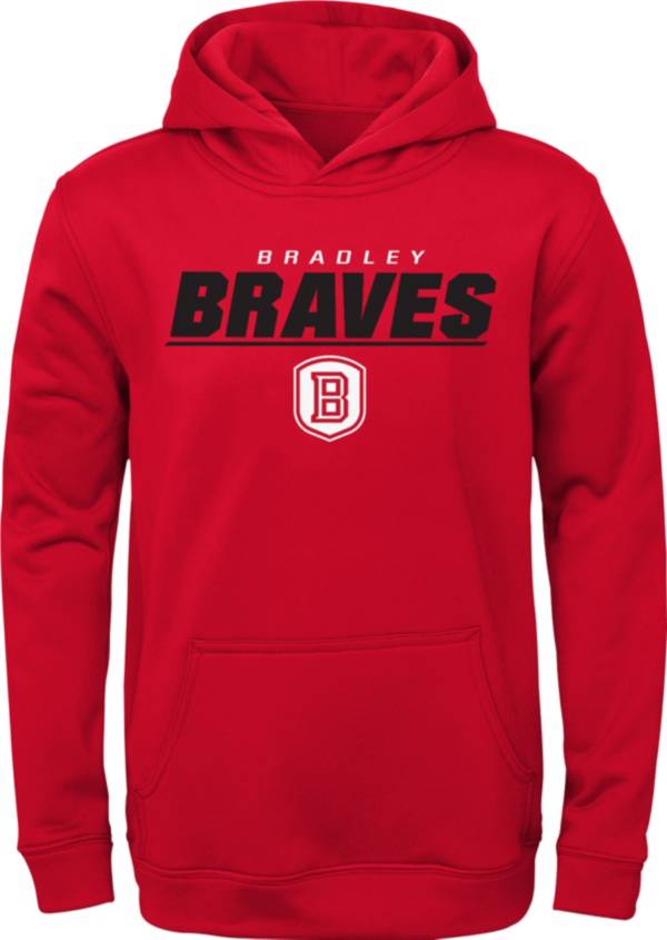 Gen2 Youth Bradley Braves Red Pullover Hoodie