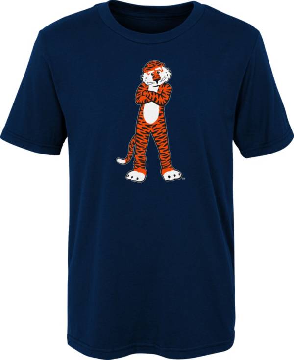 Gen2 Youth Auburn Tigers Blue Standing Mascot T-Shirt