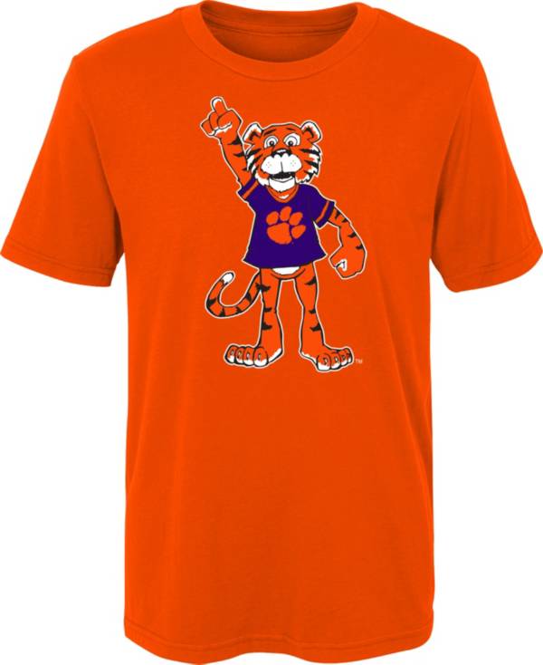 Gen2 Youth Clemson Tigers Orange Standing Mascot T-Shirt