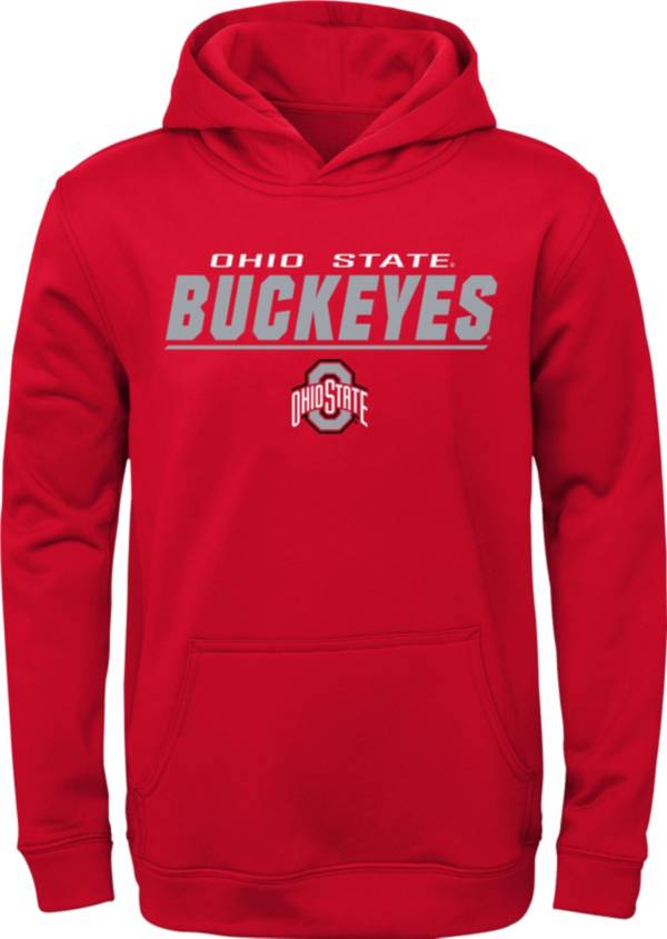 Gen2 Boys' Ohio State Buckeyes Scarlet Pullover Hoodie