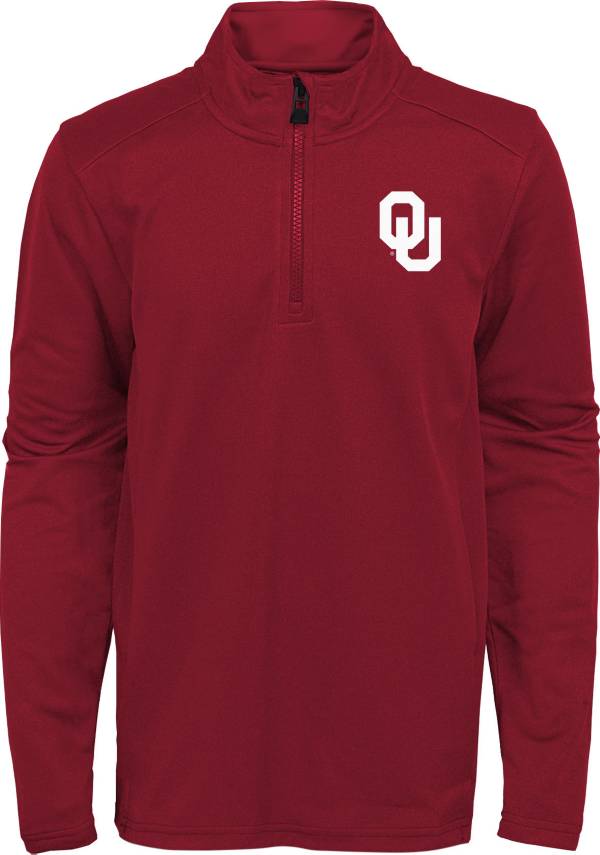 Gen2 Youth Oklahoma Sooners Crimson Quarter-Zip Shirt product image
