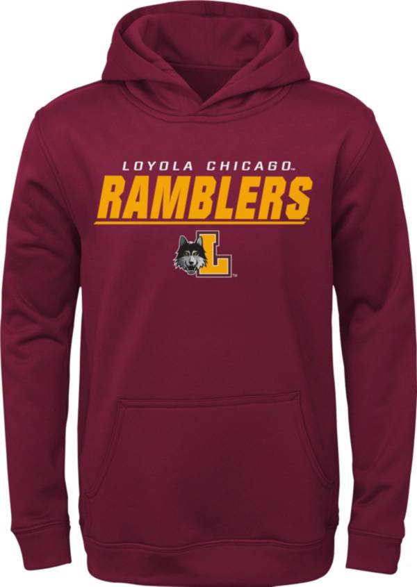 Gen2 Youth Loyola-Chicago Ramblers Maroon Pullover Hoodie