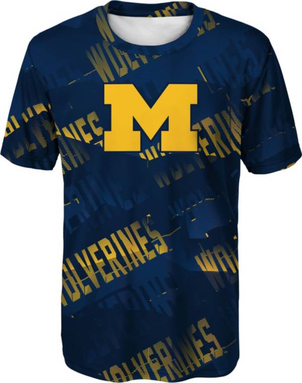 Gen2 Youth Michigan Wolverines Blue Make Some Noise T-Shirt