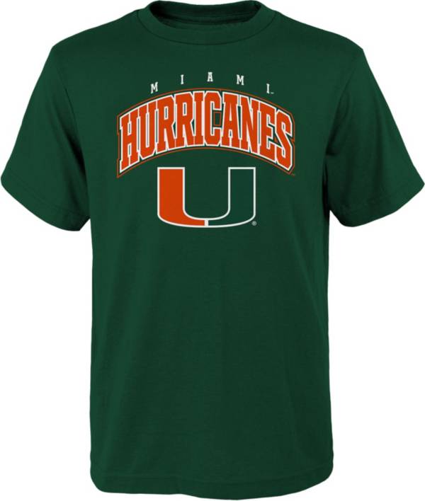 Gen2 Youth Miami Hurricanes Green T-Shirt